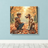 Canvasprint (Uit wandelen) Canvas Afdruk (Insitu (Houten vloer))