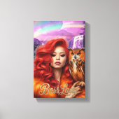 Canvasprint van de vrouwelijke baas canvas afdruk (Voorkant)