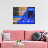 Canvasprint van gepensioneerde officier canvas afdruk (Insitu (Woonkamer))