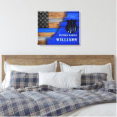 Canvasprint van gepensioneerde officier canvas afdruk (Insitu (Slaapkamer))