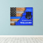 Canvasprint van gepensioneerde officier canvas afdruk (Insitu (Houten vloer))