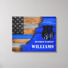 Canvasprint van gepensioneerde officier canvas afdruk