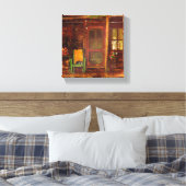 Canvasprint van olieverfschilderij van veranda van canvas afdruk (Insitu (Slaapkamer))