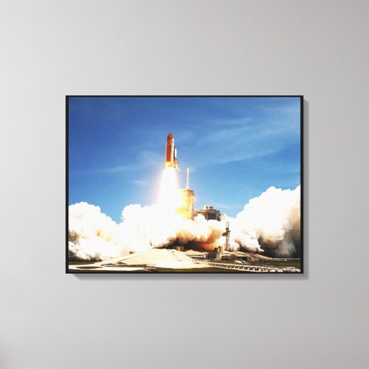 Canvasprint van Spaceshuttle Atlantis Canvas Afdruk (Voorkant)