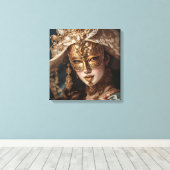 Canvasprint (Vergulde Masker) Canvas Afdruk (Insitu (Houten vloer))