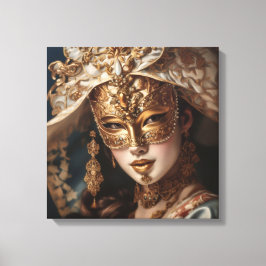 Canvasprint (Vergulde Masker) Canvas Afdruk