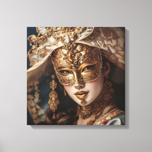 Canvasprint (Vergulde Masker) Canvas Afdruk (Voorkant)