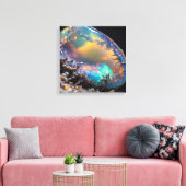 Canvasprint (Vuur Opal) Canvas Afdruk (Insitu (Woonkamer))