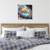 Canvasprint (Vuur Opal) Canvas Afdruk (Insitu (Slaapkamer))
