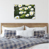 Canvasprint Wilde Madeliefjes Fotografie Canvas Afdruk (Insitu (Slaapkamer))