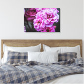 Canvasprint zachte roze rozen canvas afdruk (Insitu (Slaapkamer))
