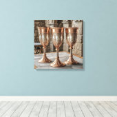 Canvasprinten (Gouden Bekers-12) Canvas Afdruk (Insitu (Houten vloer))