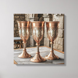 Canvasprinten (Gouden Bekers-12) Canvas Afdruk