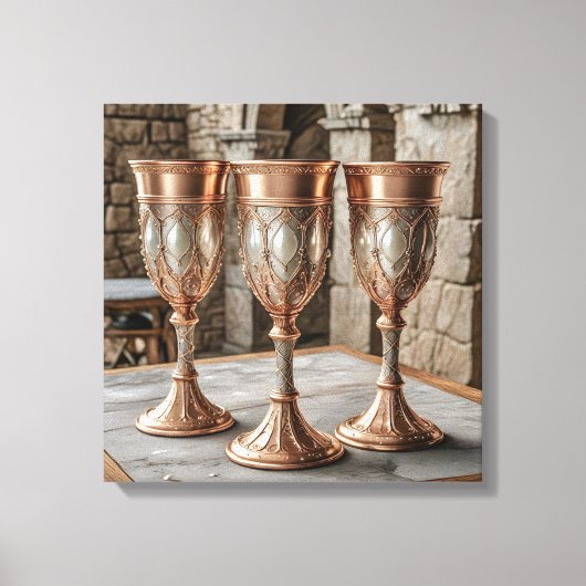 Canvasprinten (Gouden Bekers-12) Canvas Afdruk (Voorkant)