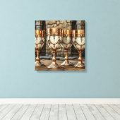 Canvasprinten (Gouden Bekers-12) Canvas Afdruk (Insitu (Houten vloer))