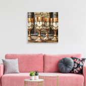 Canvasprinten (Gouden Bekers-12) Canvas Afdruk (Insitu (Woonkamer))
