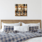 Canvasprinten (Gouden Bekers-12) Canvas Afdruk (Insitu (Slaapkamer))