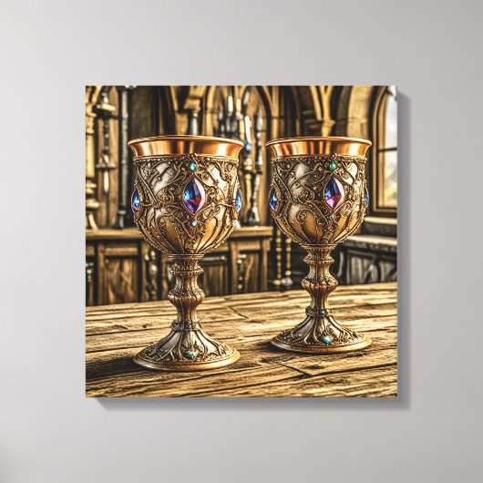 Canvasprinten (Gouden Bekers-4) Canvas Afdruk (Voorkant)