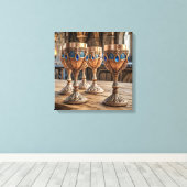 Canvasprinten (Gouden Bekers-5) Canvas Afdruk (Insitu (Houten vloer))