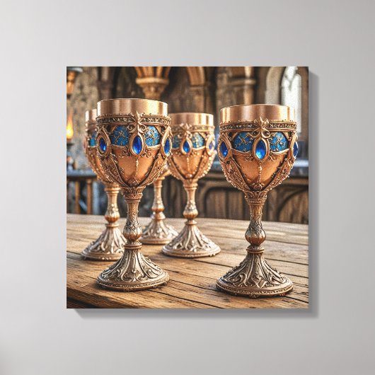 Canvasprinten (Gouden Bekers-5) Canvas Afdruk (Voorkant)