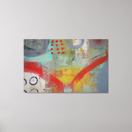 Canvasprinters - Abstracte kruispunten Canvas Afdruk