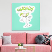 CANVASPRINTS - DAIQUIRI RECEPT COCKTAILKUNST CANVAS AFDRUK (Insitu (Woonkamer))