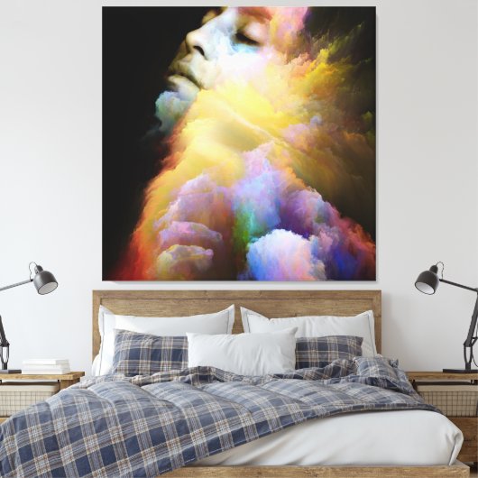 Canvasschildering Canvas Afdruk (Insitu (Slaapkamer))