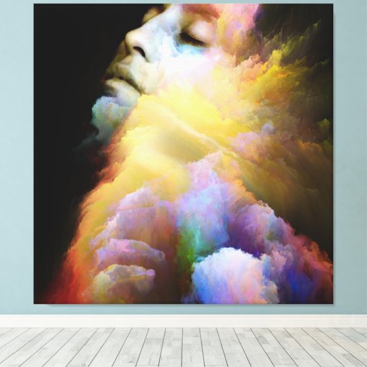 Canvasschildering Canvas Afdruk (Insitu (Houten vloer))