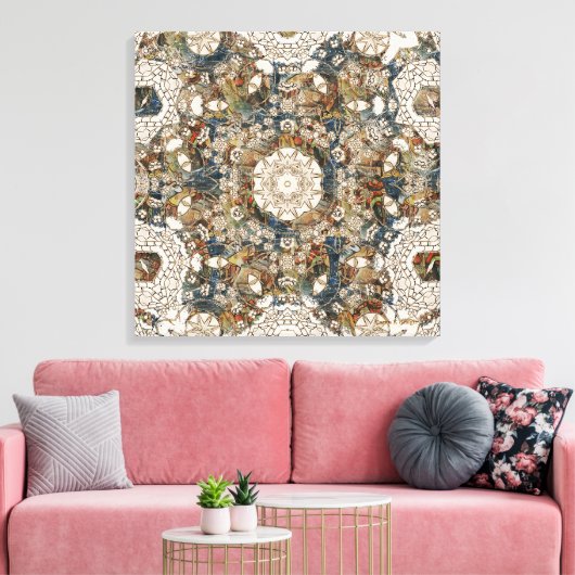 Canvastavla Handmålad, Järntorget Canvas Afdruk (Insitu (Woonkamer))