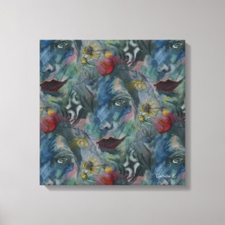 Canvastavla Sarah Rubellite Canvas Afdruk