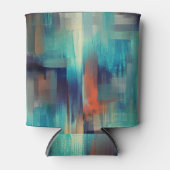 Canvastextuur: olieverf naadloos blikjeskoeler (Voorkant)