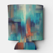 Canvastextuur: olieverf naadloos blikjeskoeler (Achterkant)