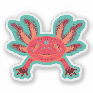 Cany Shop Pastel Schattigee Axolotl Vinyl Stickers