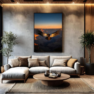 Canyon Bewaker Canvas Afdruk