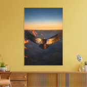 Canyon Bewaker Canvas Afdruk (Insitu (Woonkamer))