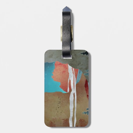 Canyon Birds Bagagelabel (Achterkant verticaal)