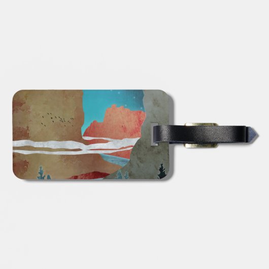 Canyon Birds Bagagelabel (Achterkant horizontaal)