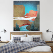 Canyon Birds Canvas Afdruk (Insitu (Slaapkamer))