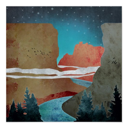 Canyon Birds Perfect Poster (Voorkant)