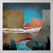 Canyon Birds Poster (Voorkant)