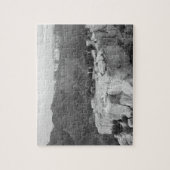 Canyon Black en White Photo Puzzle Legpuzzel (Verticaal)
