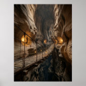 Canyon Bridge Cave Adventure Path Poster (Voorkant)