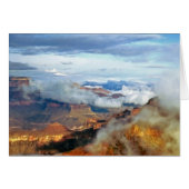 Canyon Clouds Grand Canyon Blank Wenskaart (Voorkant Horizontaal)