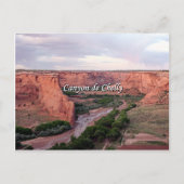 Canyon de Chelly, Arizona, bij zonsondergang Briefkaart (Voorkant)