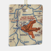 Canyon de Chelly  Map Keramisch Ornament (Rechts)