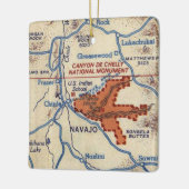 Canyon de Chelly  Map Keramisch Ornament (Links)