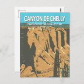Canyon De Chelly National Monument Arizona  Briefkaart (Voorkant / Achterkant)