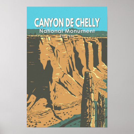 Canyon De Chelly National Monument Arizona  Poster (Voorkant)
