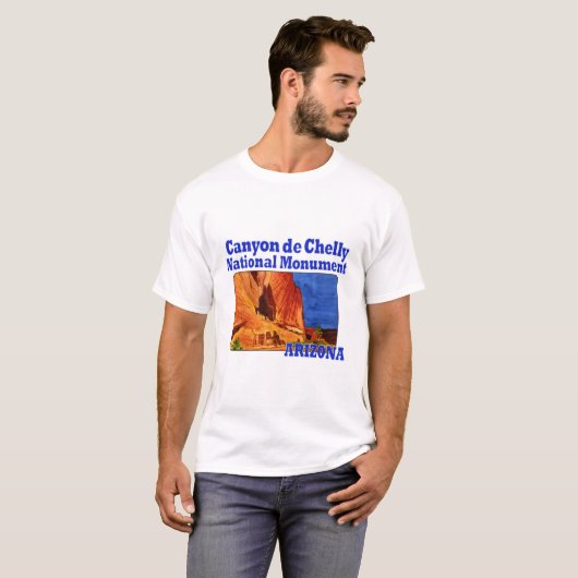 Canyon de Chelly National Monument (Arizona) T-shirt (Voorkant volledig)