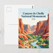 Canyon de Chelly National Monument VS Briefkaart (Voorkant / Achterkant)
